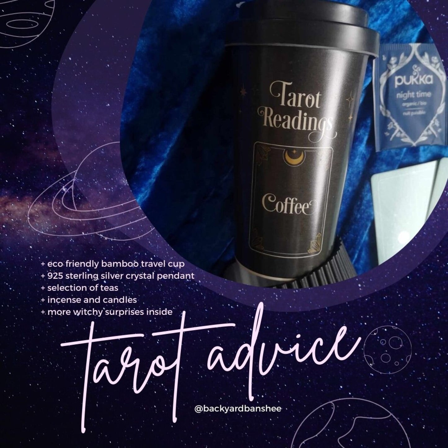 Tarot Reading + Witchy Mystery Box Delivery